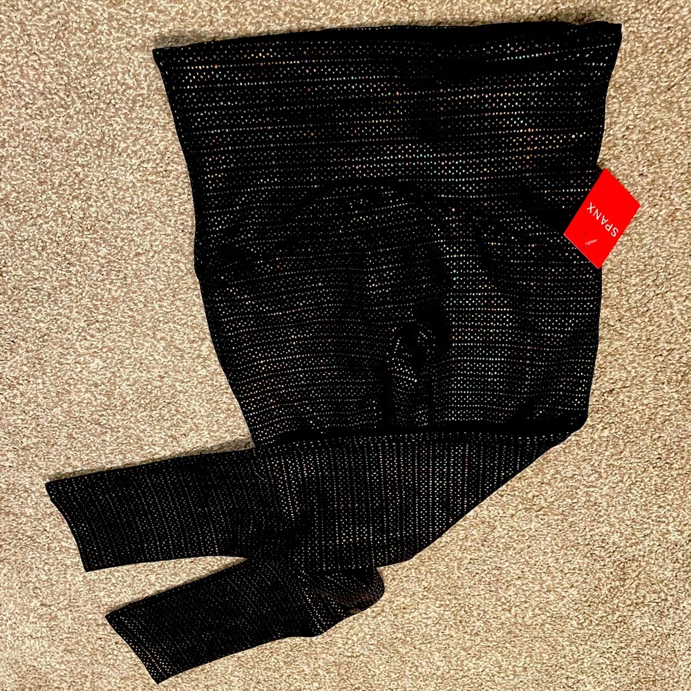 Spanx Leggings Metallic Mist
